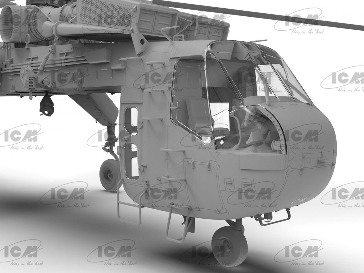 ICM 53054 Sikorsky CH-54A Tarhe Hélicoptère lourd américain 1/35  – immagine 23