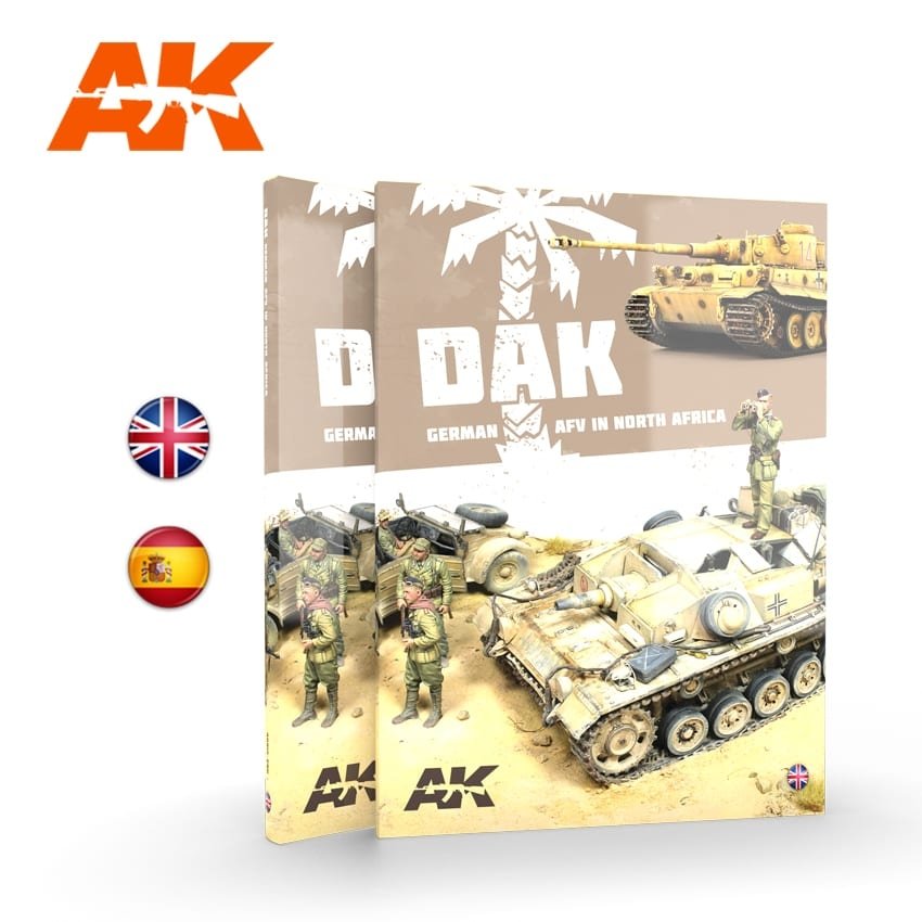 AK Interactive AK912 DAK – Véhicule blindé allemand en Afrique du Nord