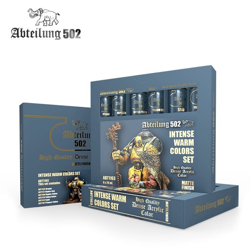 502 Abteilung ABT1163 – ENSEMBLE DE COULEURS CHAUDES INTENSE (6pcs)