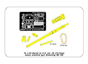 Canon Aber 16L-04 pour Browning M2 HB / Canon pour mitrailleuse américaine calibre .50 Browning M2 HB 1/16  – image 11