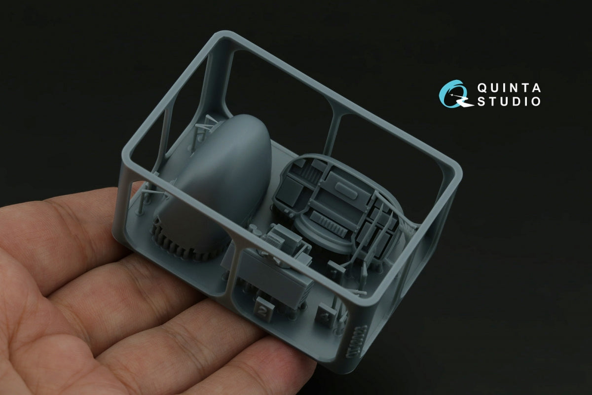 Quinta Studio QD+48635 Ка-52М radar bay with nose cone (Quinta Models) (with 3D-printed resin parts) 1/48