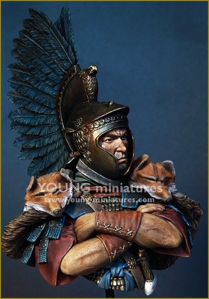 Young Miniatures YH1842 Officier de cavalerie romaine - IIIe siècle après J.-C. Allemand 1/10 – image 4