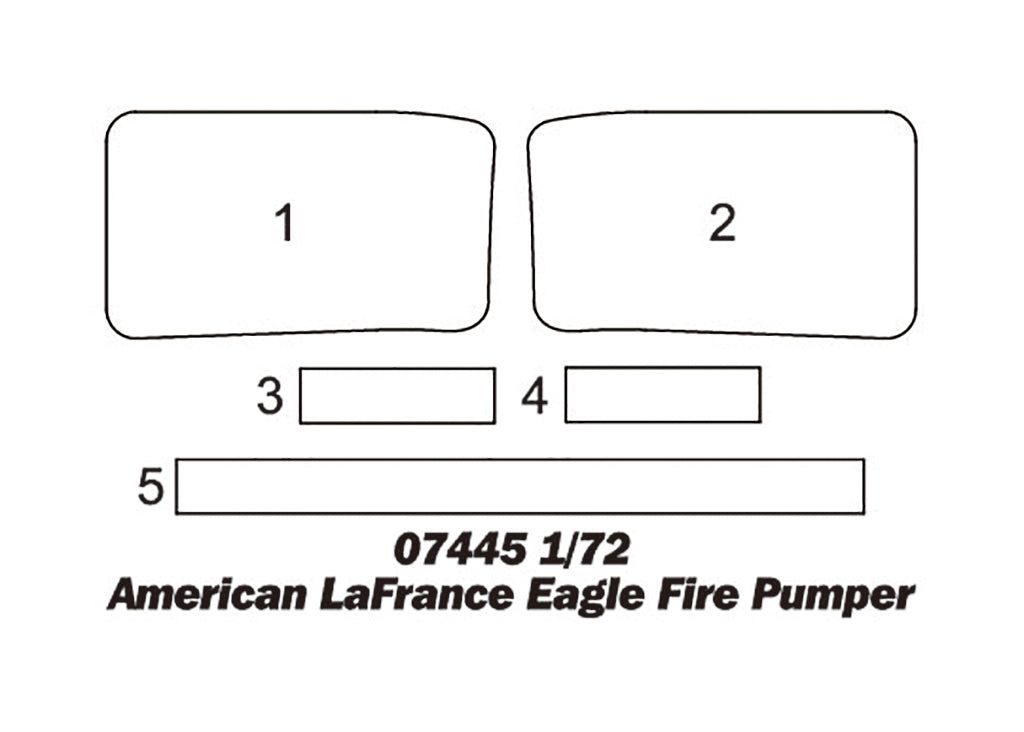 Camion de pompiers American LaFrance Eagle Trumpeter 07445, échelle 1/72 – Bild 16