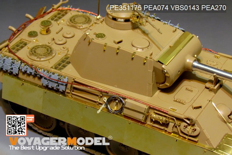 Maquette Voyager PE351175 Panther G allemand de la Seconde Guerre mondiale, version de base (pour HOBBYBOSS 84551) 1/35 – image 8