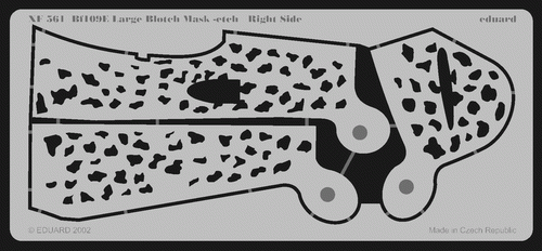 Eduard XF561 Bf 109E Large Tache masque-découpe 1/48 – immagine 2