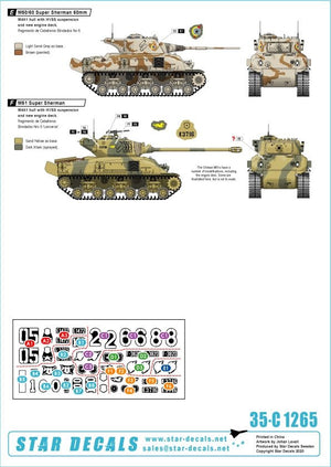 Star Decals 35-C1265 Shermans au Chili 1/35 – Bild 2