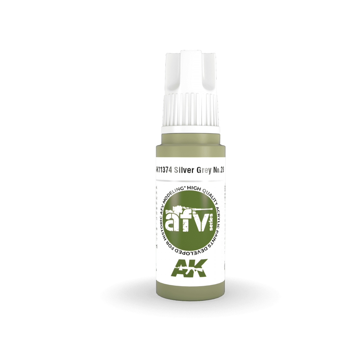 AK Interactive AK11374 Silver Grey No.28 17ml – zdjęcie 2