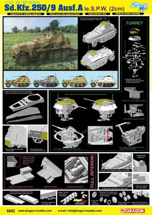 Dragon 6882 Sd.Kfz.250/9 Ausf.A le.SPW (2cm) (1/35)
