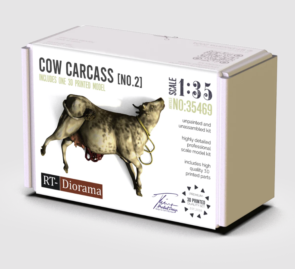 RT-Diorama 35469 Carcasse de vache (n° 2) 1/35
