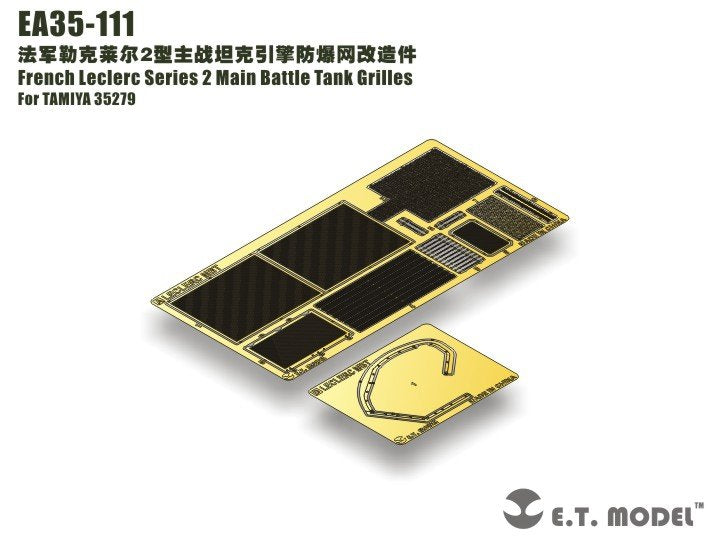 Grilles de char de combat principal Leclerc série 2 français, modèle ET EA35-111, pour maquette TAMIYA au 1/35 – image 2