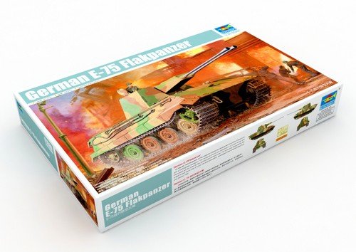 Trumpeter 01539 Flakpanzer allemand E-75 de la Seconde Guerre mondiale (1/35) – Bild 2