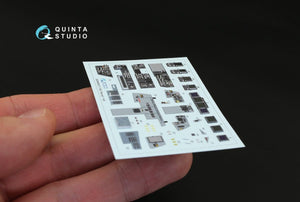 Intérieur imprimé en 3D et coloré sur papier décalcomanie Quinta Studio QD48052 F-15E (pour maquette Revell) 1/48  – immagine 7