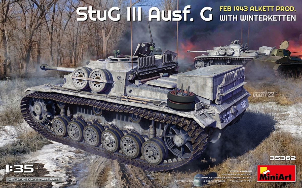 Mini Art 35362 StuG III Ausf. G FÉVRIER 1943 ALKETT PROD. AVEC KETTEN D'HIVER 1/35 