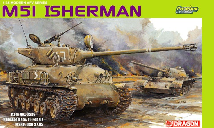Dragon 3539 M51 Super Sherman Forces de défense israéliennes - Édition Premium (1/35)