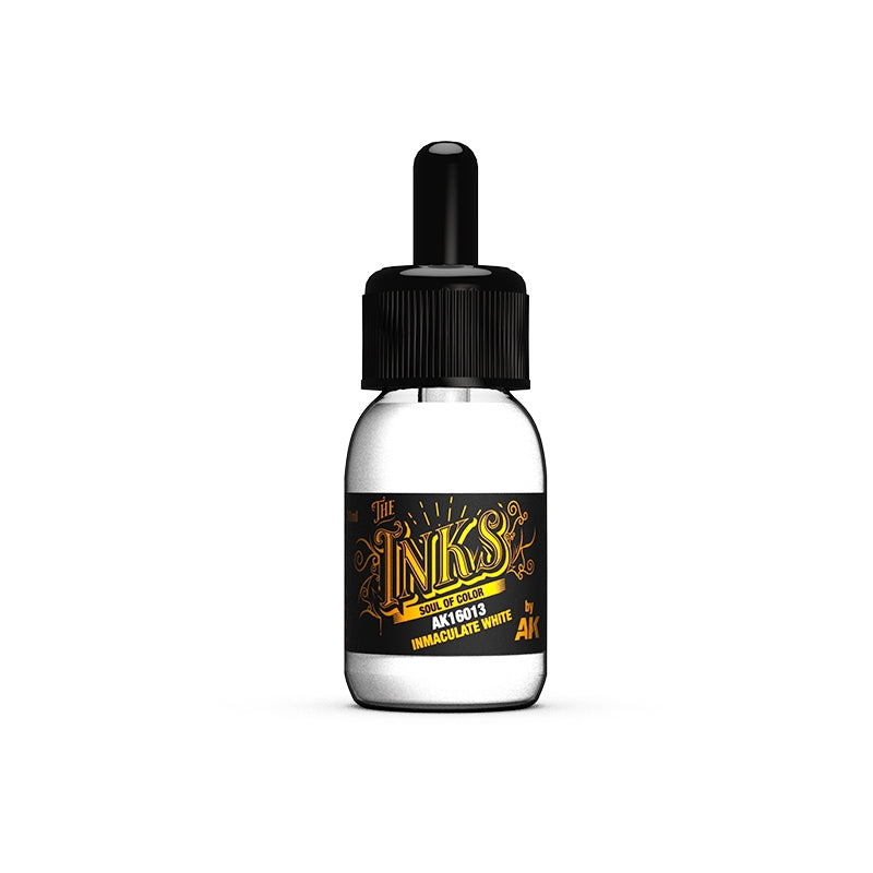 AK Interactive AK16013 INMACULATE WHITE – ENCRE 30 ml