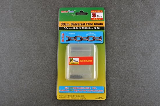 Trumpeter 08010 30CM Universal Fine Chain S Size 0.6mmX1.0mm łańcuszek modelarski