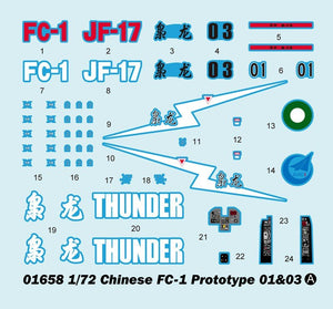 Trumpeter 01658 FC-1 Dragon féroce chinois (Prototype 01/03) (1/72) – immagine 9