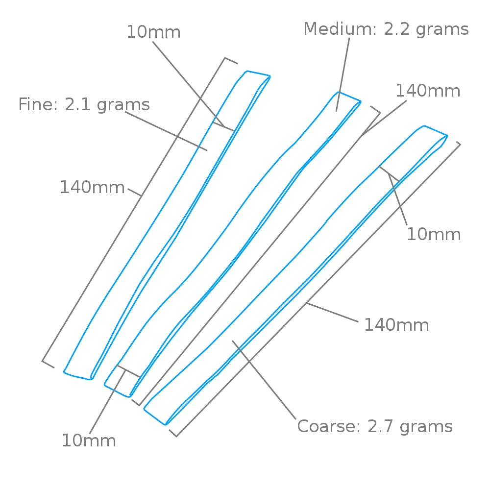 Bandes abrasives Modelcraft PFL6010-B (10 mm) x 3 – image 2