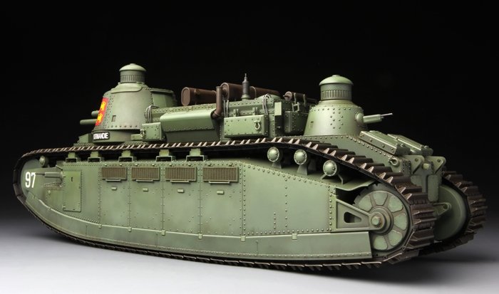 Maquette Meng TS-009 Char 2C Char super lourd français (1/35) – image 9