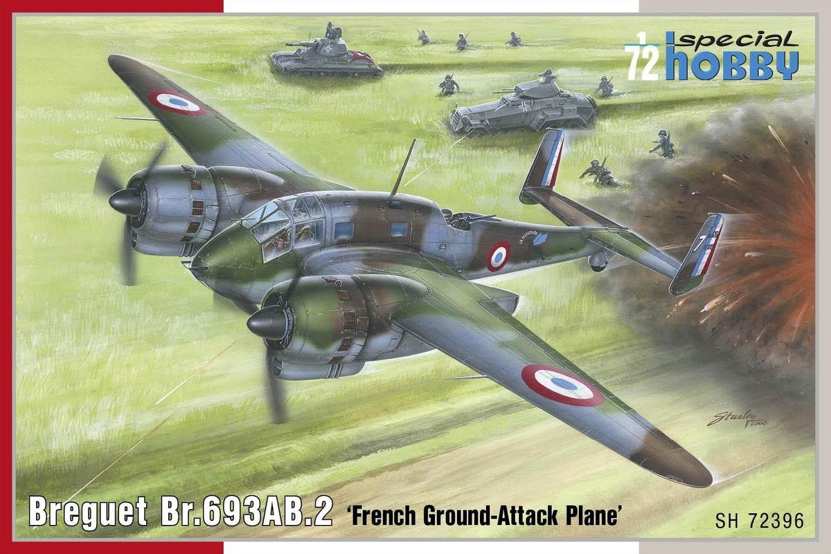 Maquette Special Hobby 72396 Breguet Br.693AB.2 « Bombardier d'attaque français » au 1/72
