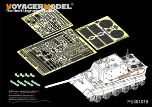 Maquette Voyager PE351019 Jagdtiger allemand de la Seconde Guerre mondiale (modèle de base) pour TAKOM 8001 au 1/35