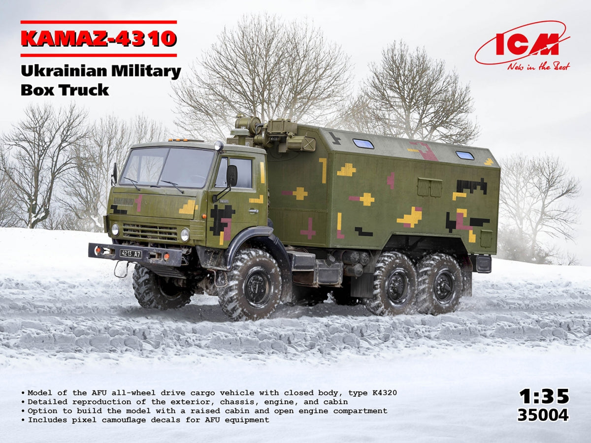 ICM 35004 KAMAZ-4310 Camion militaire ukrainien 1/35