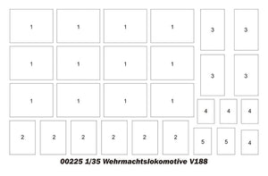 Trumpeter 00225 Wehrmachtslokomotive V188 1/35 – image 4