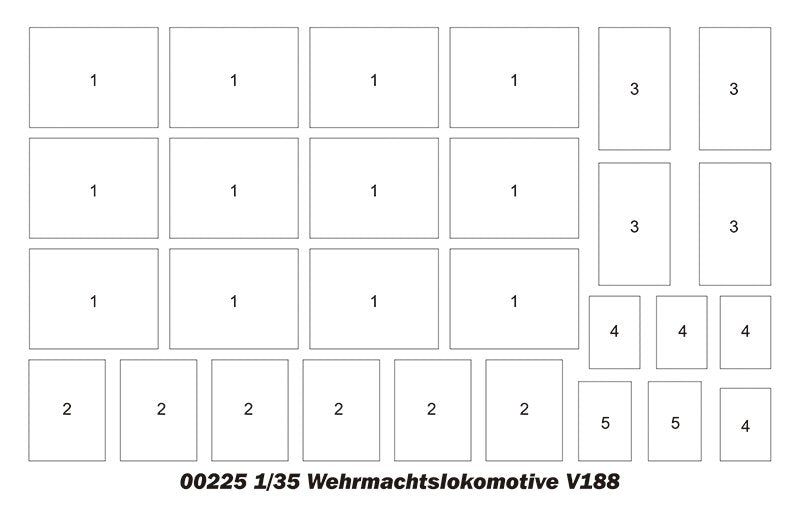 Trumpeter 00225 Wehrmachtslokomotive V188 1/35 – image 4
