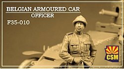 Copper State Models F35-010 Officier de voiture blindée belge 1/35