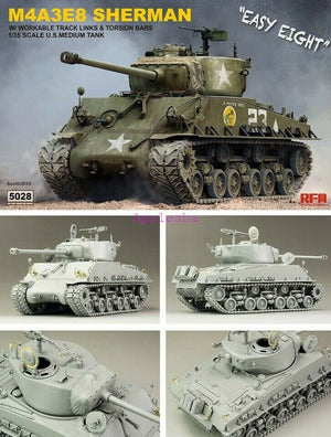 Maquette Rye Field 5028 M4A3E8 Sherman « Easy Eight » au 1/35 – image 2