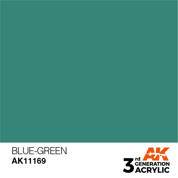 AK Interactive AK11169 BLEU-VERT – STANDARD 17 ml
