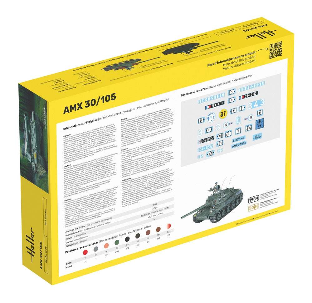 Heller 57137 Kit de démarrage - AMX 30/105 1/35 – immagine 3