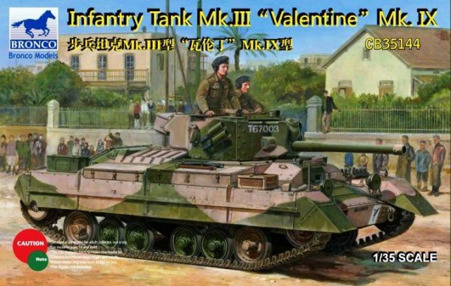 Bronco CB35144 Infantry Tank Mk.III Valentine Mk.IX