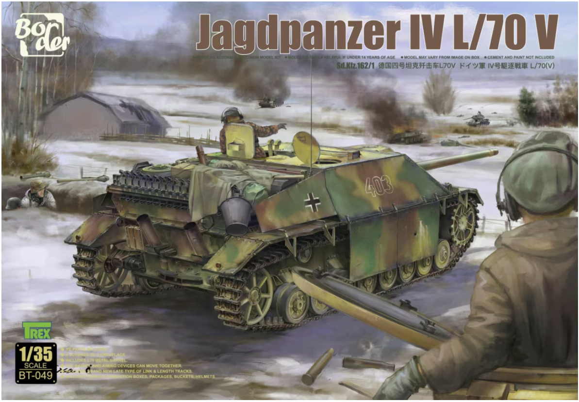 Border Modèle BT-049 Jagdpanzer IV L/70 V Sd.Kfz.162/1 1/35
