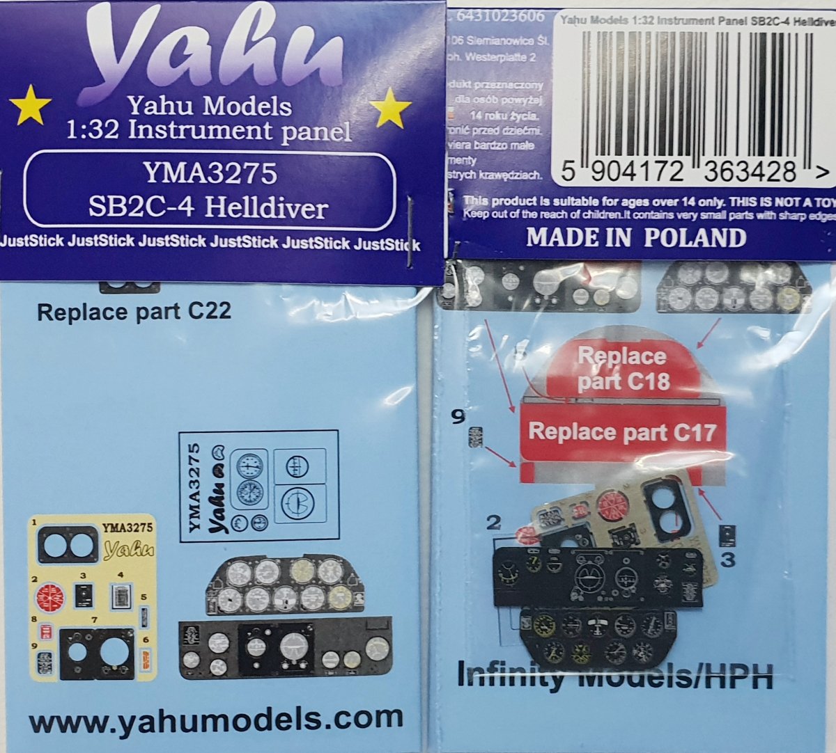 Yahu YMA3275 SB2C-4 Helldiver Infinity 1/32 