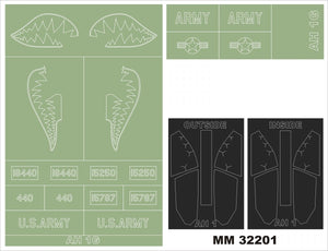 Montex MM32201 AH-1G COBRA pour ICM 32063 1/32