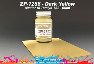 Peinture Zero Paints ZP-1286 Jaune foncé - Similaire à TS3 60 ml
