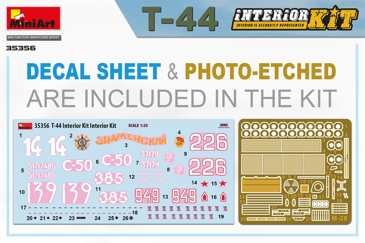 MiniArt 35356 T-44 KIT INTÉRIEUR 1/35 – image 2