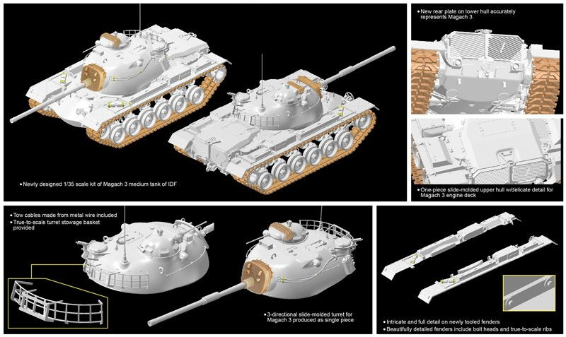 Dragon 3567 Tsahal Magach 3 (1/35) – Bild 3