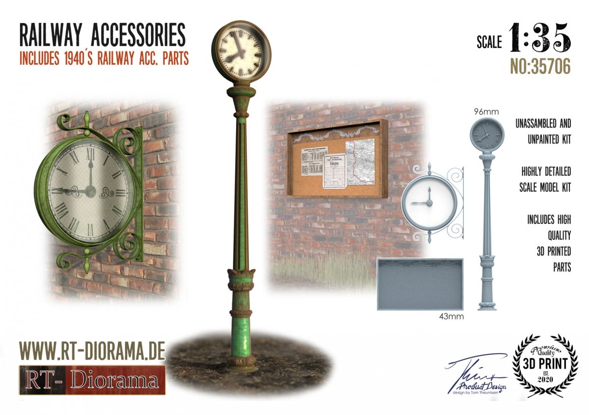 RT-Diorama 35706 Accessoires ferroviaires 1/35