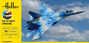 Heller 56371 Coffret de Démarrage - SU-27 UB/P Ukraine 1/72