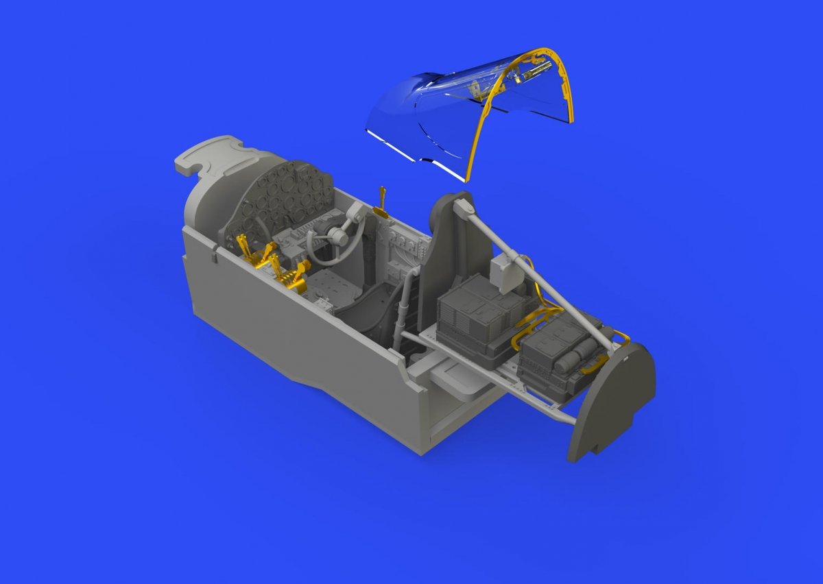 Cockpit Eduard 648545 P-38G 1/48 TAMIYA