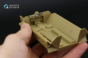 Intérieur imprimé en 3D et coloré sur papier décalcomanie pour la famille SD.KFZ.251 de Quinta Studio QD35050 (Tamiya) au 1/35 – Bild 4