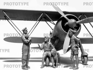 ICM 32110 Pilotes italiens en uniformes tropicaux 1/32 – Bild 2
