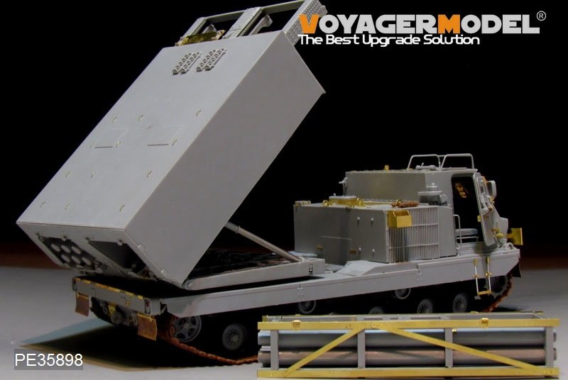 Voyager modèle PE35898 moderne US M270A1 Mittlere Artillerie Racketen système de base pour TRUMPETER 1/35 – image 7