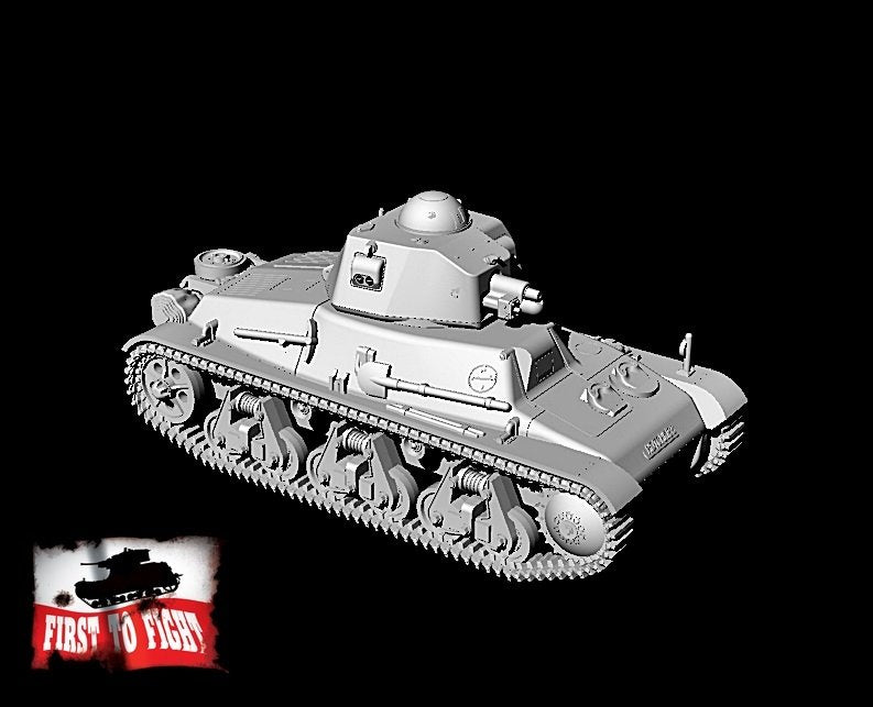Premier char léger PL080 H-35 au 1/72 – image 3