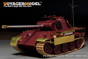 Maquette Voyager PE35927 Panther A allemand de la Seconde Guerre mondiale, version tardive, pour MENG TS-035, échelle 1/35  – image 14