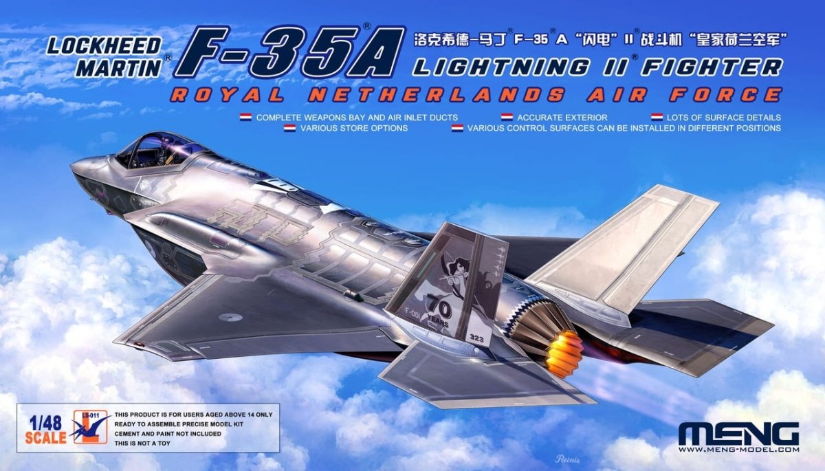 Meng LS-011 F-35 A Lightning II Force aérienne royale néerlandaise 1/48