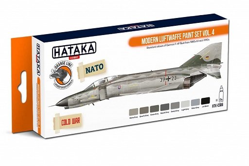 Hataka HTK-CS66 Ensemble de peinture moderne Luftwaffe vol.4 (8x17ml) 