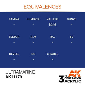 AK Interactive AK11179 ULTRAMARINE – STANDARD 17 ml  – image 3